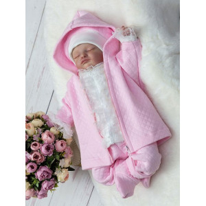 Велюровый комплект Капитоша розовый