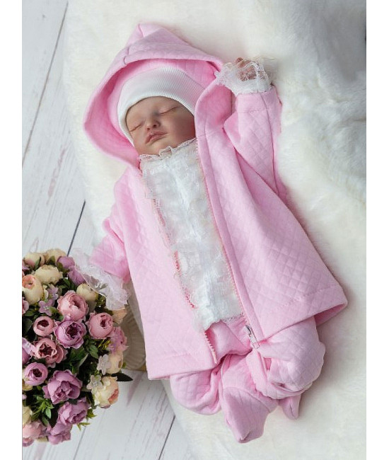 Велюровый комплект Капитоша розовый