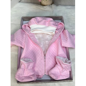 Велюровый комплект Капитоша розовый