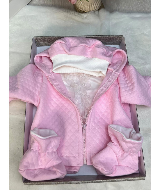 Велюровый комплект Капитоша розовый