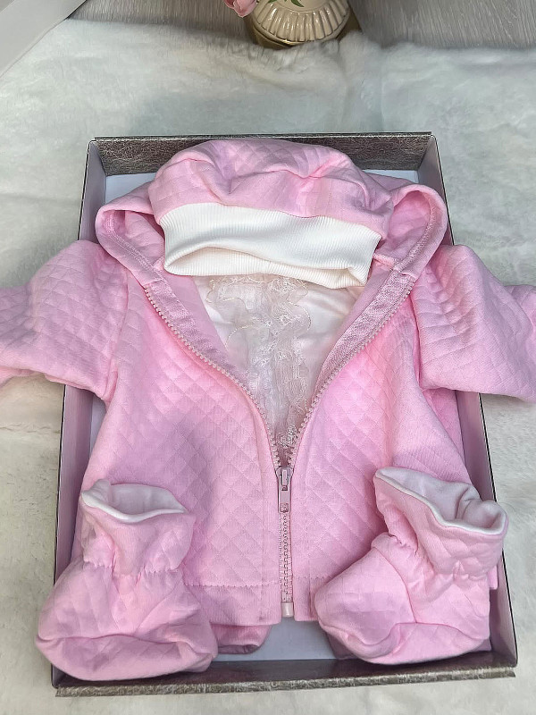 Велюровый комплект Капитоша розовый