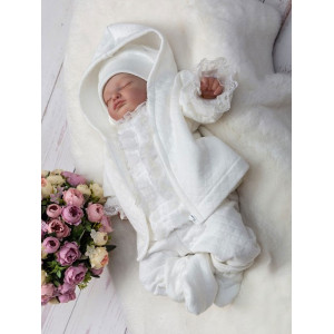 Велюровый комплект Капитоша молочный