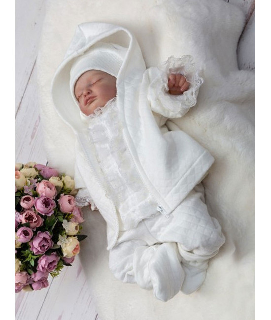 Велюровый комплект Капитоша молочный