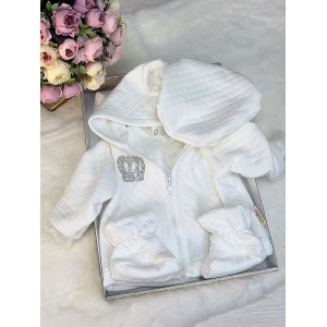 Велюровый комплект Капитоша молочный