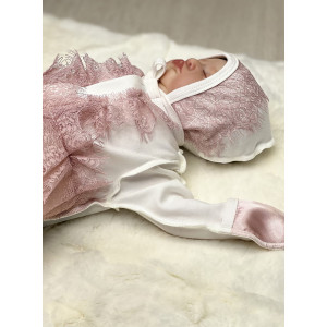 Нарядный комплект Карамелька пудра