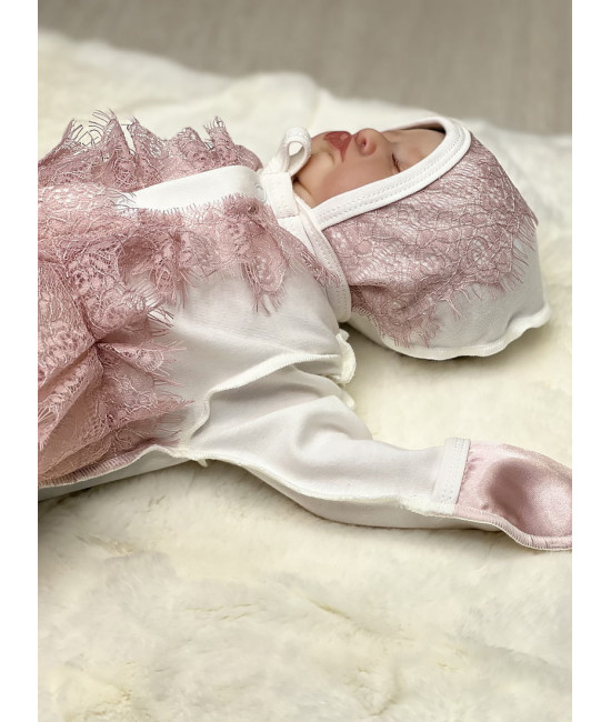 Нарядный комплект Карамелька пудра