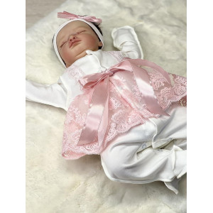 Нарядный комплект Кокетка розовая