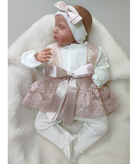 Нарядный комплект Кокетка пудра