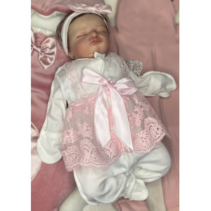 Нарядный комплект Кокетка розовая