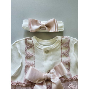 Нарядный комплект Кокетка пудра