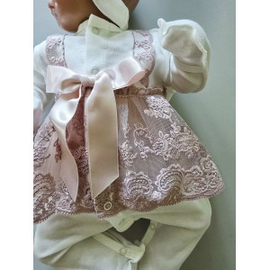 Нарядный комплект Кокетка пудра