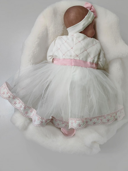 Платье для новорожденных Кокетка