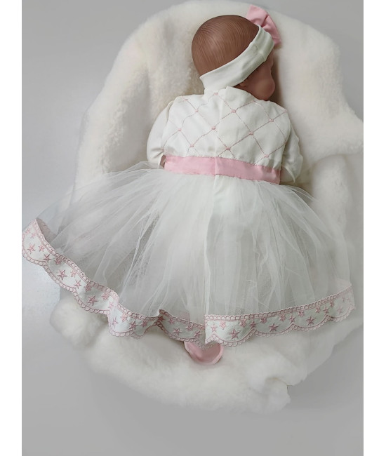 Платье для новорожденных Кокетка