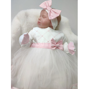 Платье для новорожденных Кокетка