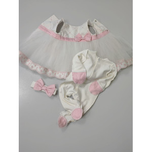 Платье для новорожденных Кокетка