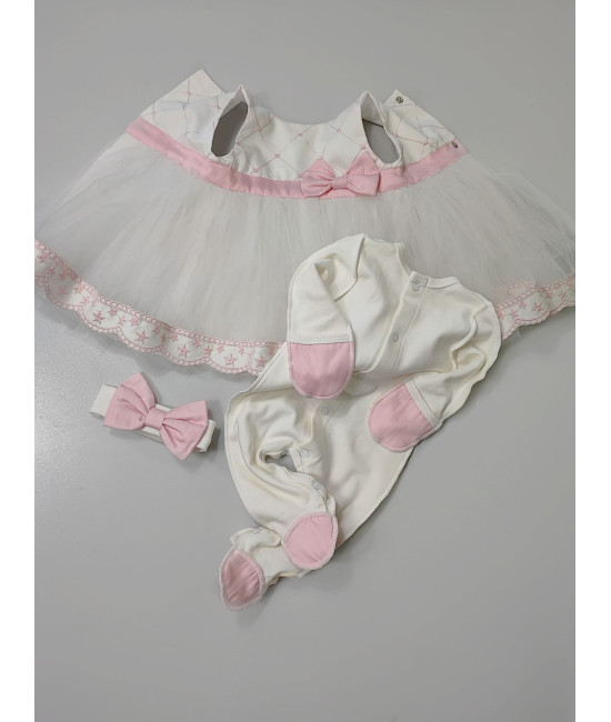 Платье для новорожденных Кокетка
