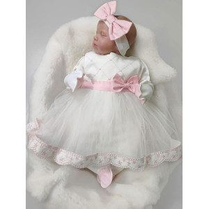 Платье для новорожденных Кокетка