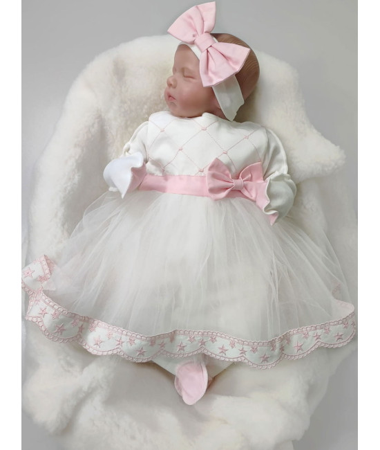 Платье для новорожденных Кокетка