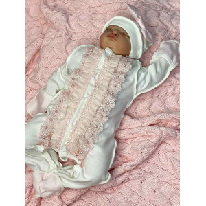 Комплект на выписку Самия-Кристи сиреневый