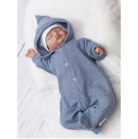 Комбинезон с шапочкой Магнолия голубой Комбинезон с шапочкой Магнолия голубой