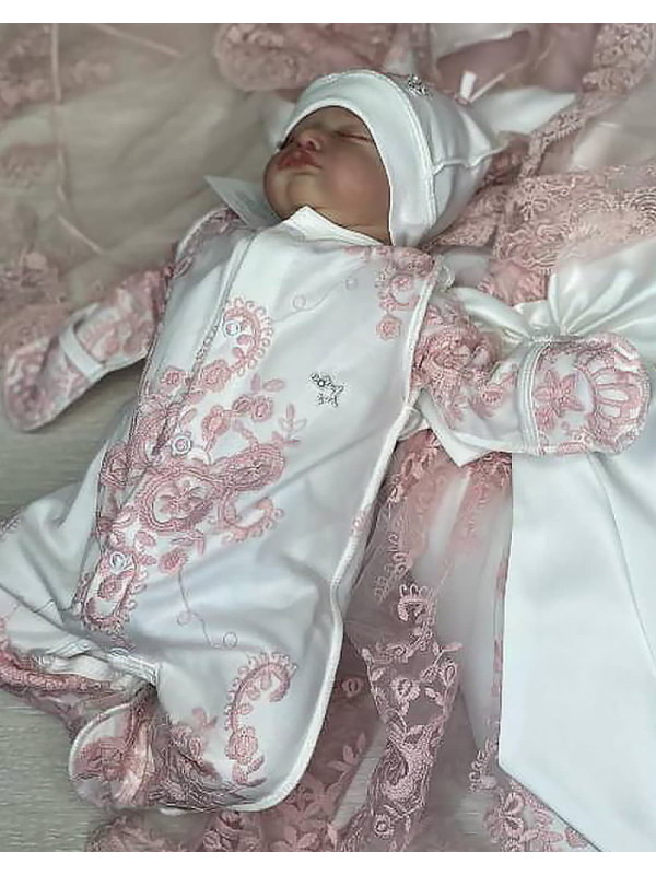 Комбинезон с шапочкой МариМар пудра