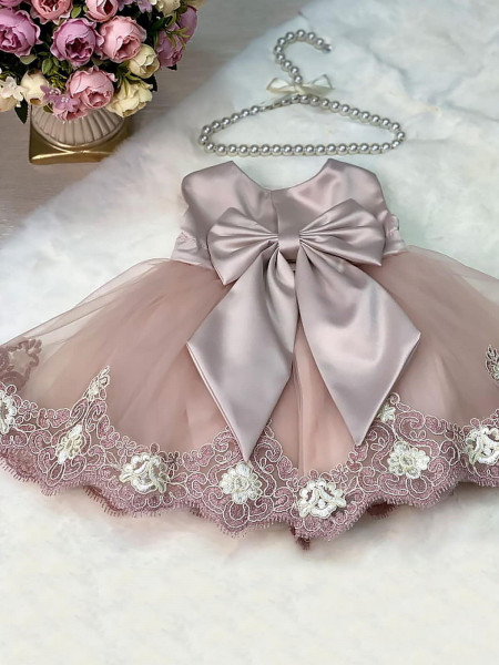 Платье для новорожденных МариМар светло-розовый