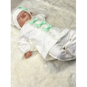 Нарядный комплект Маркиз с бантиками тиффани