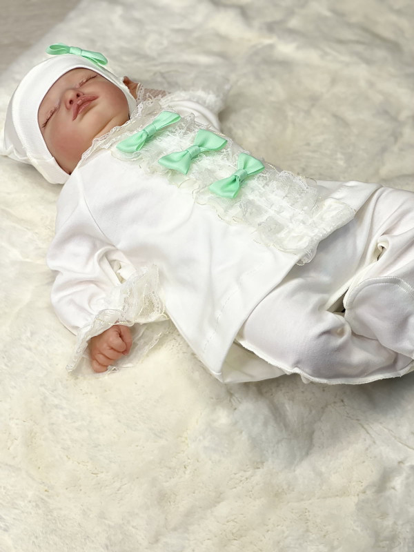 Нарядный комплект Маркиз с бантиками тиффани