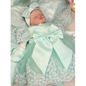 Платье для новорожденных Маркиза тиффани