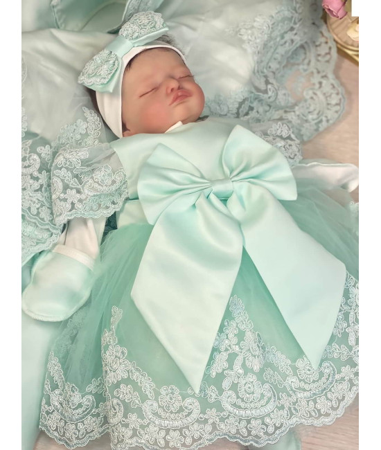 Платье для новорожденных Маркиза тиффани