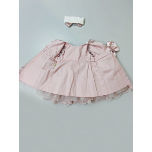 Платье для новорожденных Маркиза пудра