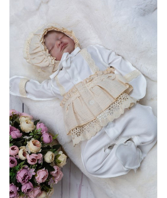 Нарядный комплект Мисс крем