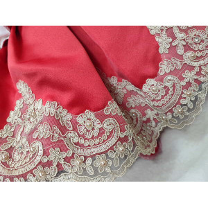 Платье для новорожденных Милана красное