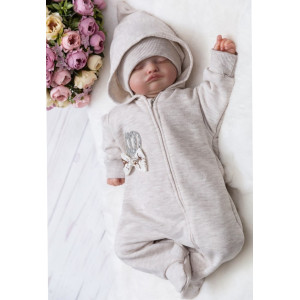 Комбинезон с шапочкой Мираж крем-брюле