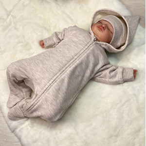 Комбинезон с шапочкой Мираж крем-брюле