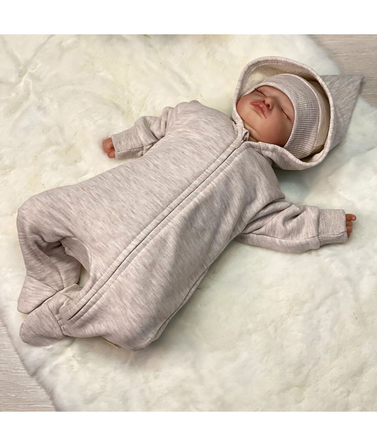 Комбинезон с шапочкой Мираж крем-брюле