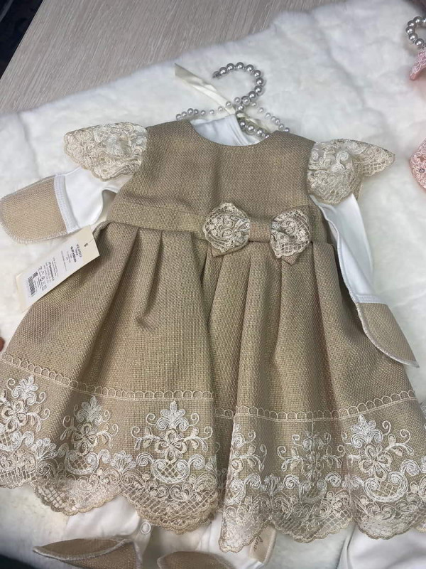 Платье с повязкой Неаполь какао