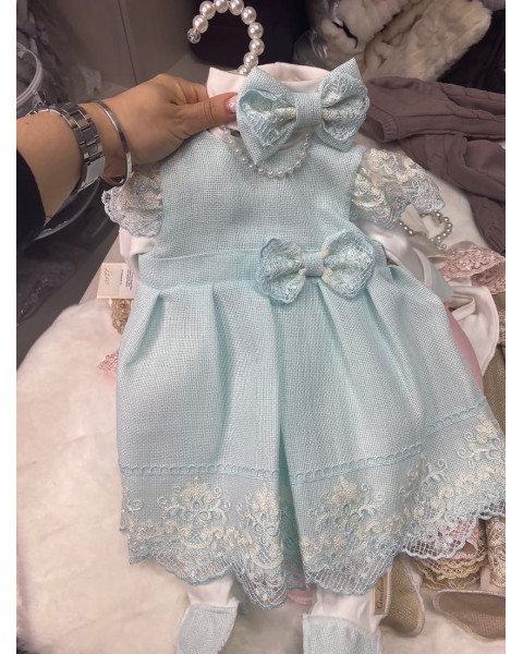 Платье для новорожденных Неаполь тиффани