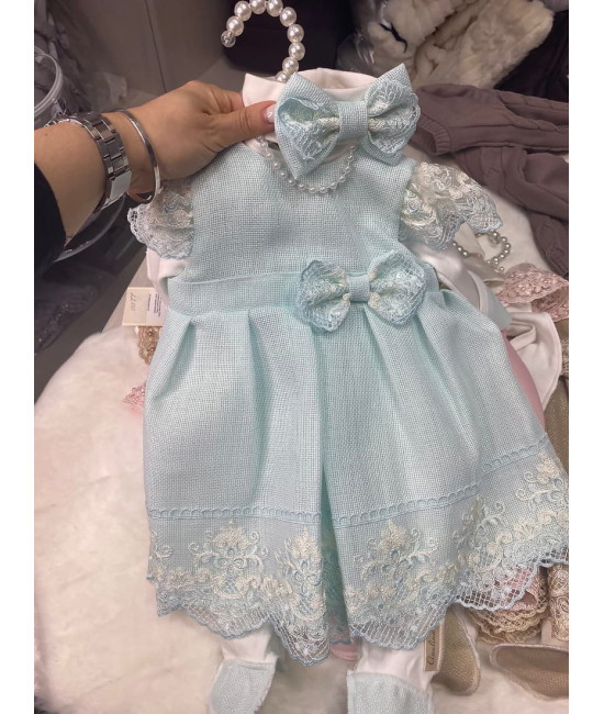 Платье для новорожденных Неаполь тиффани