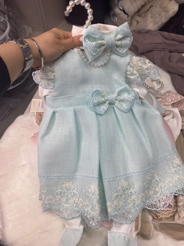 Платье для новорожденных Неаполь тиффани