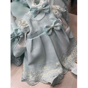 Платье для новорожденных Неаполь тиффани