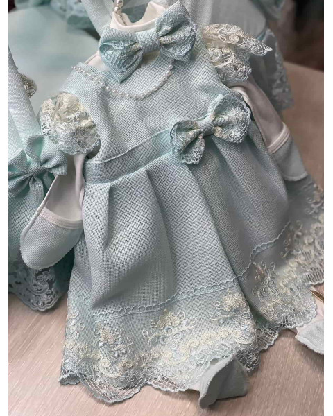 Платье для новорожденных Неаполь тиффани