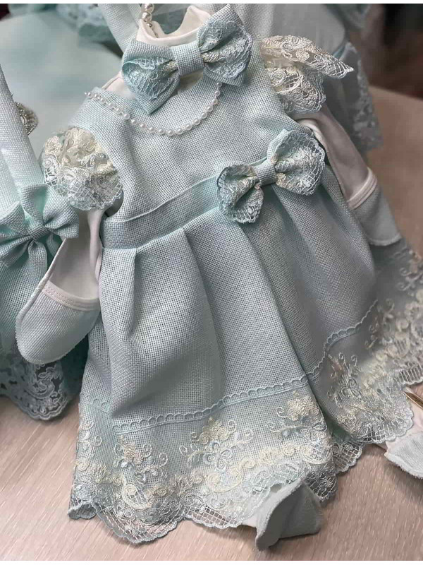 Платье для новорожденных Неаполь тиффани