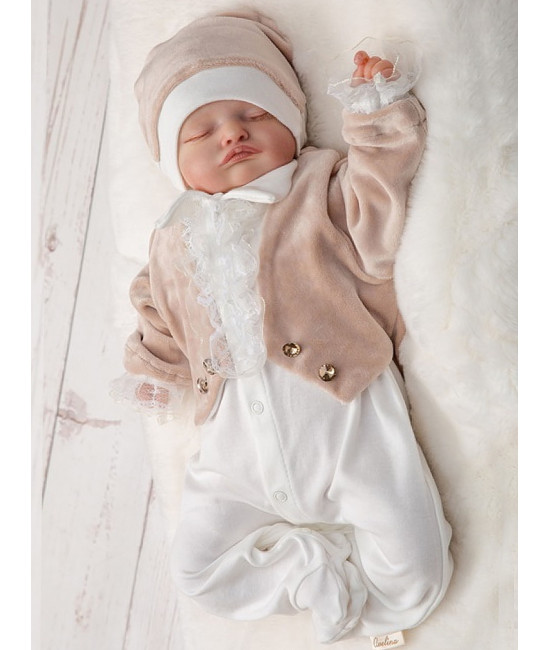 Комплект на выписку Смокинг какао