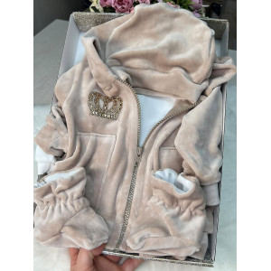 Велюровый комплект Стиляга какао