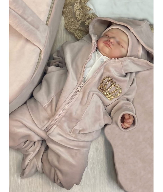 Велюровый комплект Стиляга какао