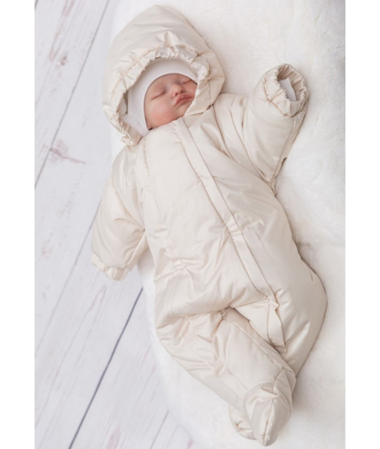Комбинезон для новорожденных Стрит кремовый