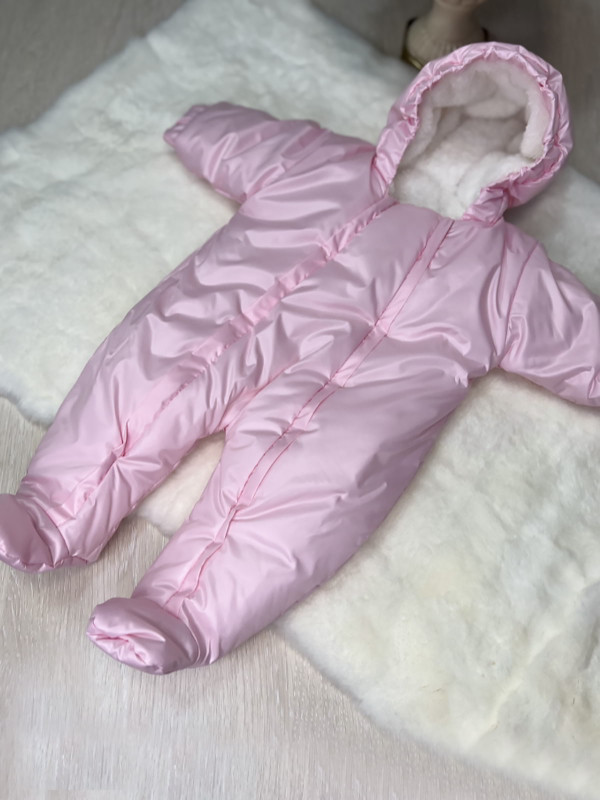 Демисезонный комбинезон Стрит розовый