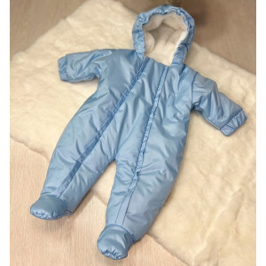 Комбинезон для новорожденных Стрит голубой