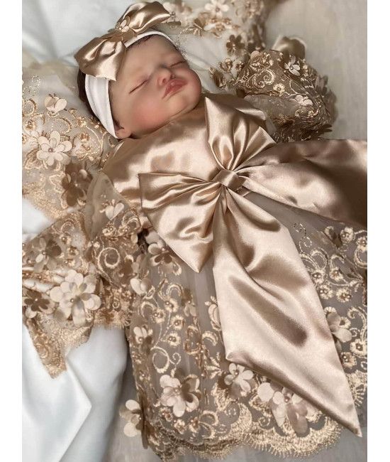 Платье для новорожденных Великолепная роскошь какао